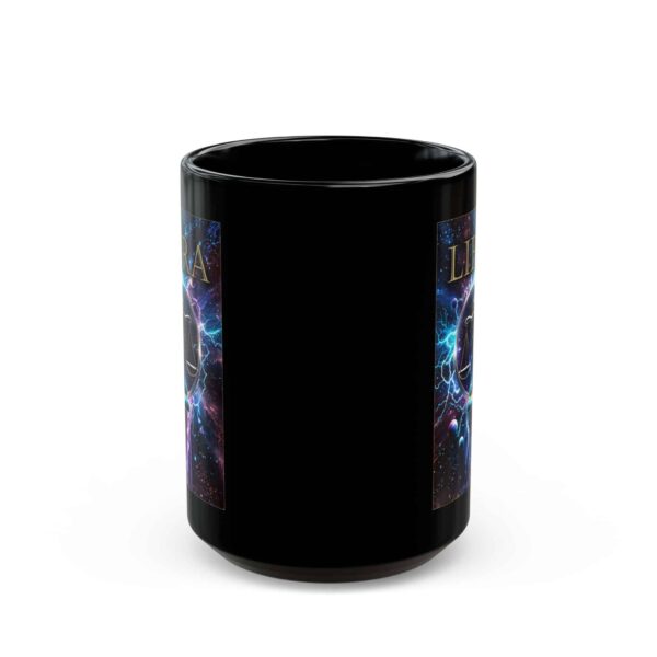 Libra Power - Black Zodiac Astrology Mug (11oz, 15oz) - Image 5