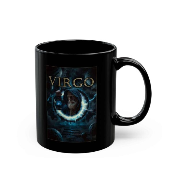 Virgo Power - Black Zodiac Astrology Mug (11oz, 15oz)