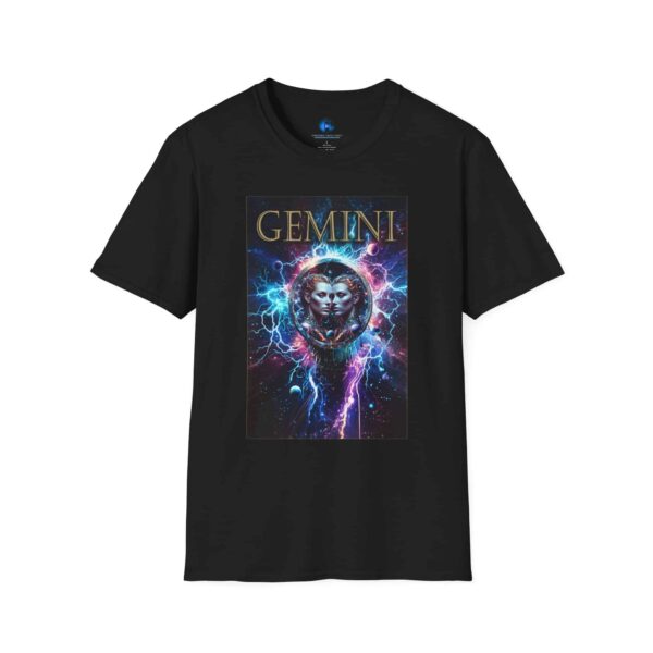 Gemini Power T-Shirt - Unisex Softstyle Gemini Zodiac Sign Astrology T-Shirt