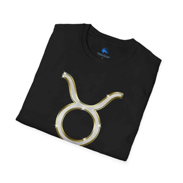 Taurus Glyph T-Shirt - Unisex Softstyle Taurus Zodiac Sign Astrology T-Shirt - Image 4