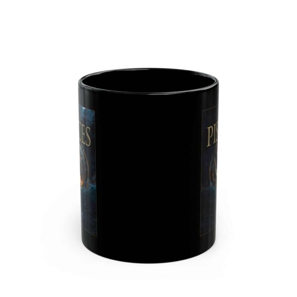 Pisces Power - Black Zodiac Astrology Mug (11oz, 15oz) - Image 2