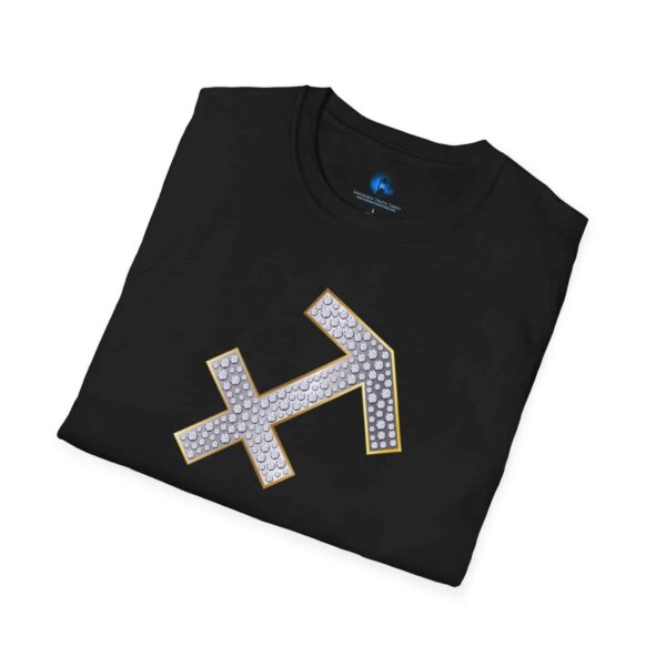 Sagittarius Glyph T-Shirt - Unisex Softstyle Sagittarius Zodiac Sign Astrology T-Shirt - Image 4