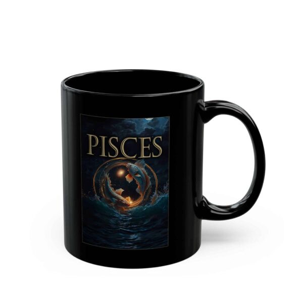 Pisces Power - Black Zodiac Astrology Mug (11oz, 15oz)