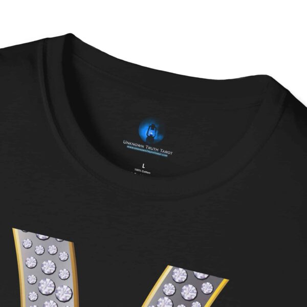Pisces Glyph T-Shirt - Unisex Softstyle Pisces Zodiac Sign Astrology T-Shirt - Image 3