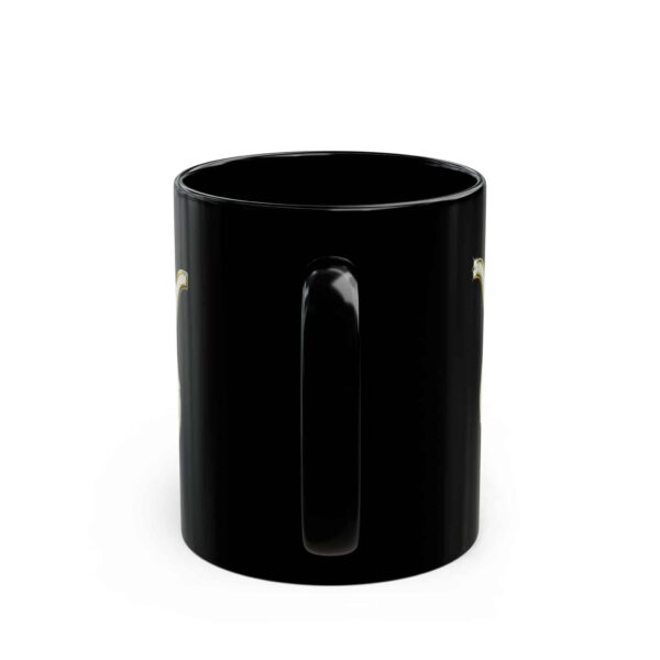 Taurus Symbol / Taurus Glyph - Black Zodiac Astrology Mug (11oz, 15oz) - Image 4