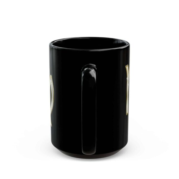 Virgo Symbol / Virgo Glyph - Black Zodiac Astrology Mug (11oz, 15oz) - Image 8