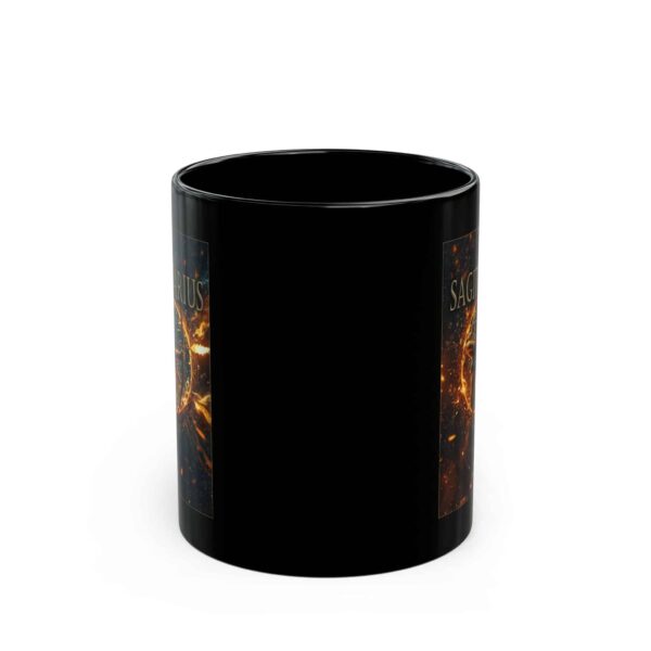 Sagittarius Power - Black Zodiac Astrology Mug (11oz, 15oz) - Image 2