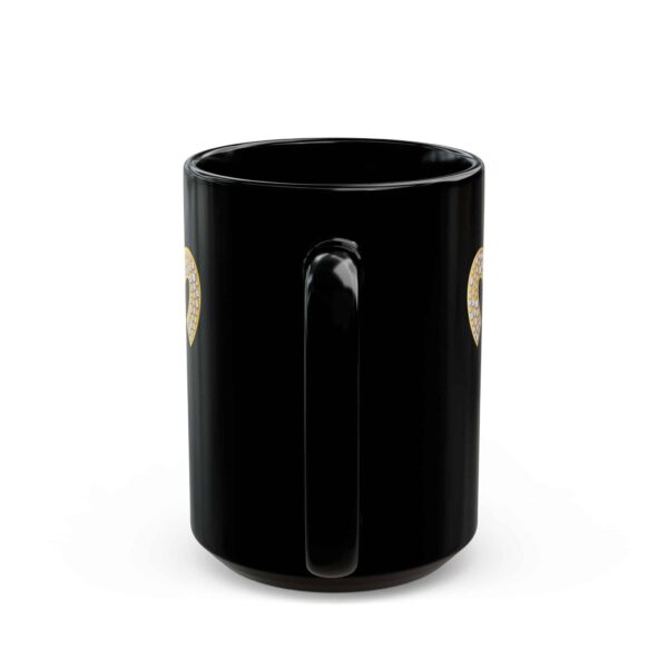 Aries Symbol / Aries Glyph - Black Zodiac Astrology Mug (11oz, 15oz) - Image 8