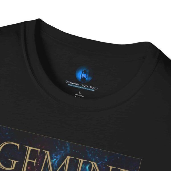 Gemini Power T-Shirt - Unisex Softstyle Gemini Zodiac Sign Astrology T-Shirt - Image 3