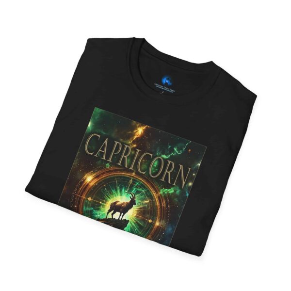 Capricorn Power T-Shirt - Unisex Softstyle Capricorn Zodiac Sign Astrology T-Shirt - Image 4