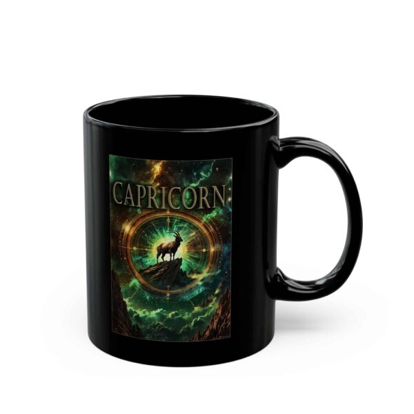 Capricorn Power - Black Zodiac Astrology Mug (11oz, 15oz)