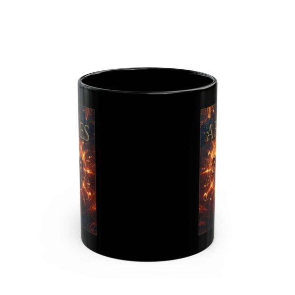 Aries Power - Black Zodiac Astrology Mug (11oz, 15oz) - Image 2