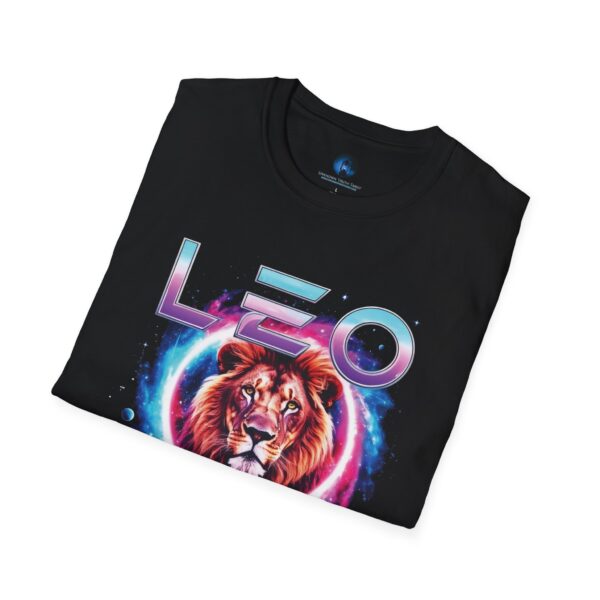 Leo AF T-Shirt - Unisex Softstyle Leo Zodiac Sign Astrology T-Shirt - Image 4