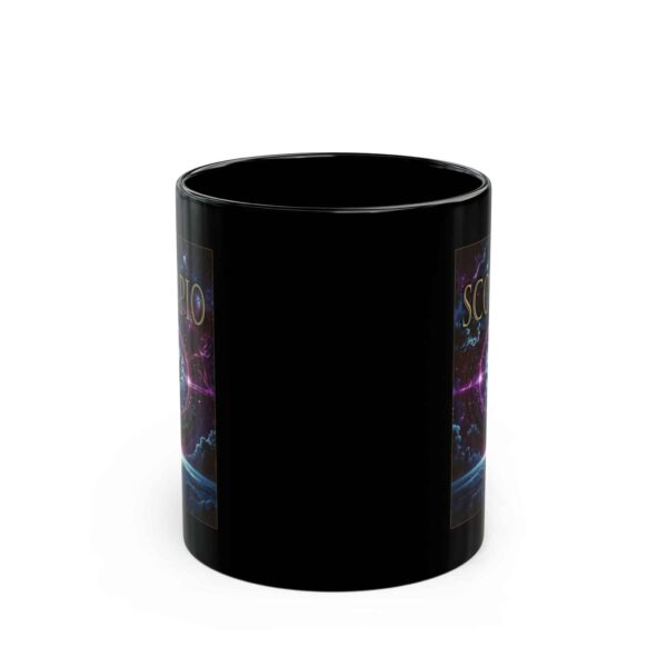 Scorpio Power - Black Zodiac Astrology Mug (11oz, 15oz) - Image 2
