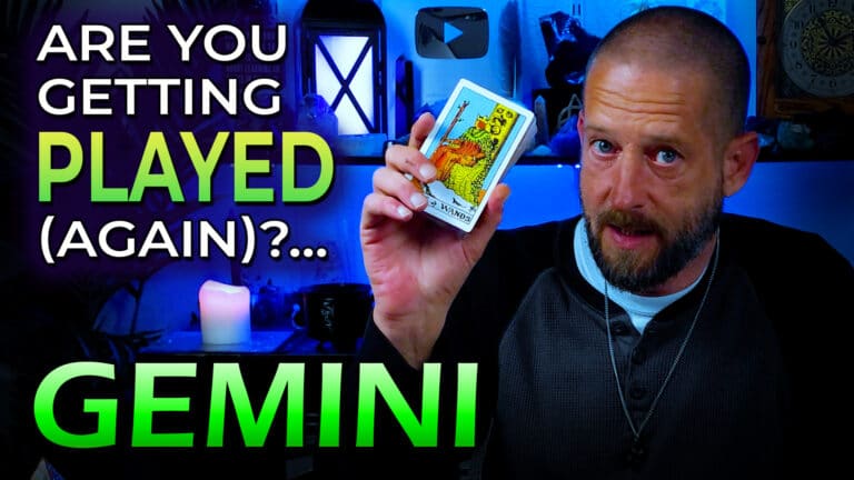 Gemini May 2025 tarot love reading by Allen Hill of Unknown Truth Tarot.