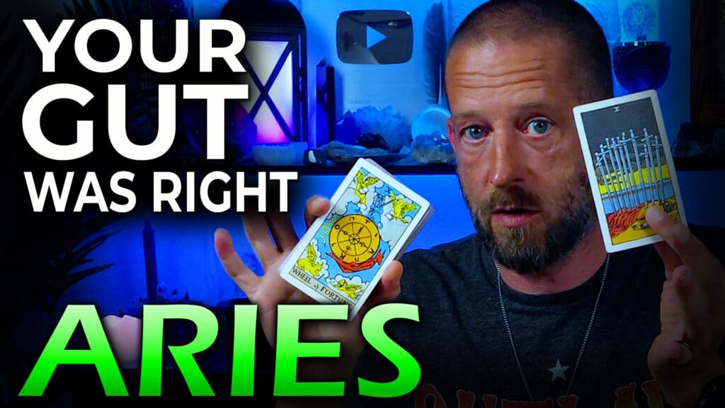 Aries May 2025 tarot love reading by Allen Hill of Unknown Truth Tarot.