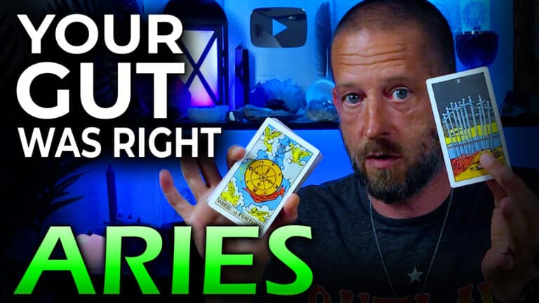 Aries May 2025 tarot love reading by Allen Hill of Unknown Truth Tarot.