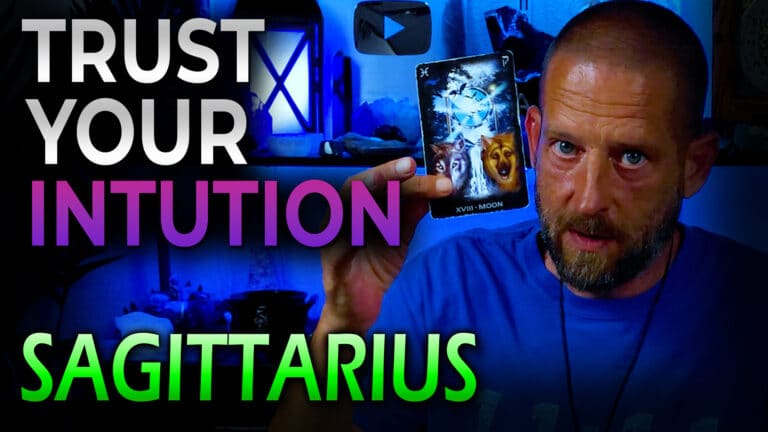 Sagittarius June 2025 tarot love reading by Allen Hill of Unknown Truth Tarot.