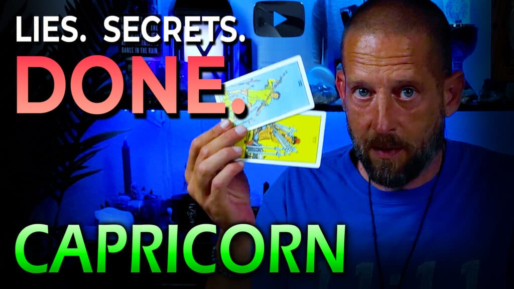 Capricorn June 2025 tarot love reading by Allen Hill of Unknown Truth Tarot.