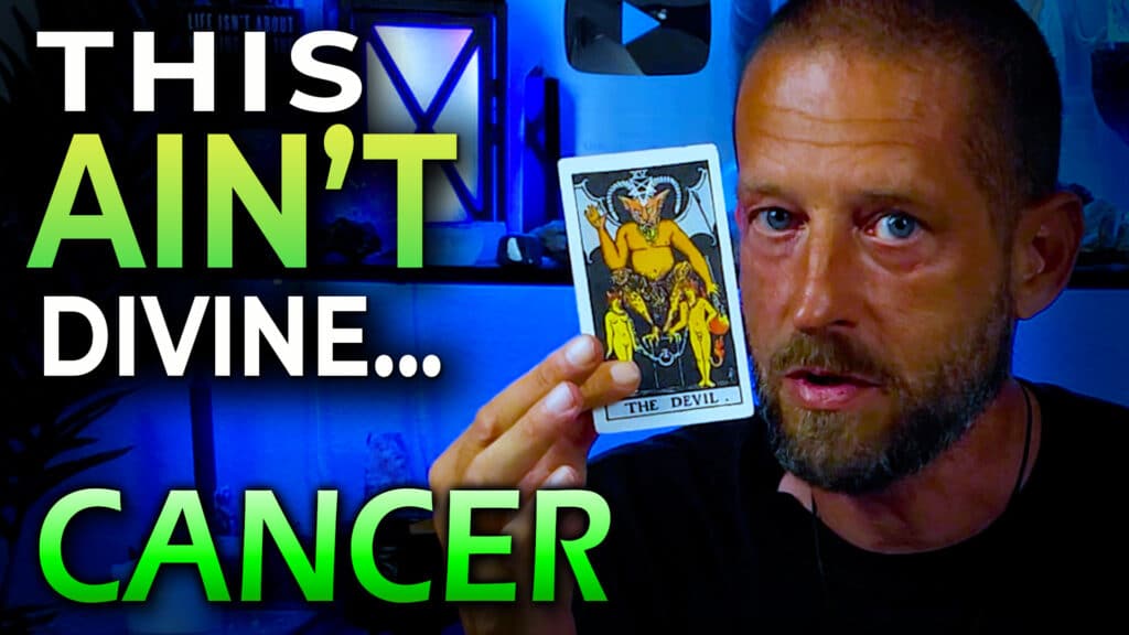 Cancer June 2025 tarot love reading by Allen Hill of Unknown Truth Tarot.