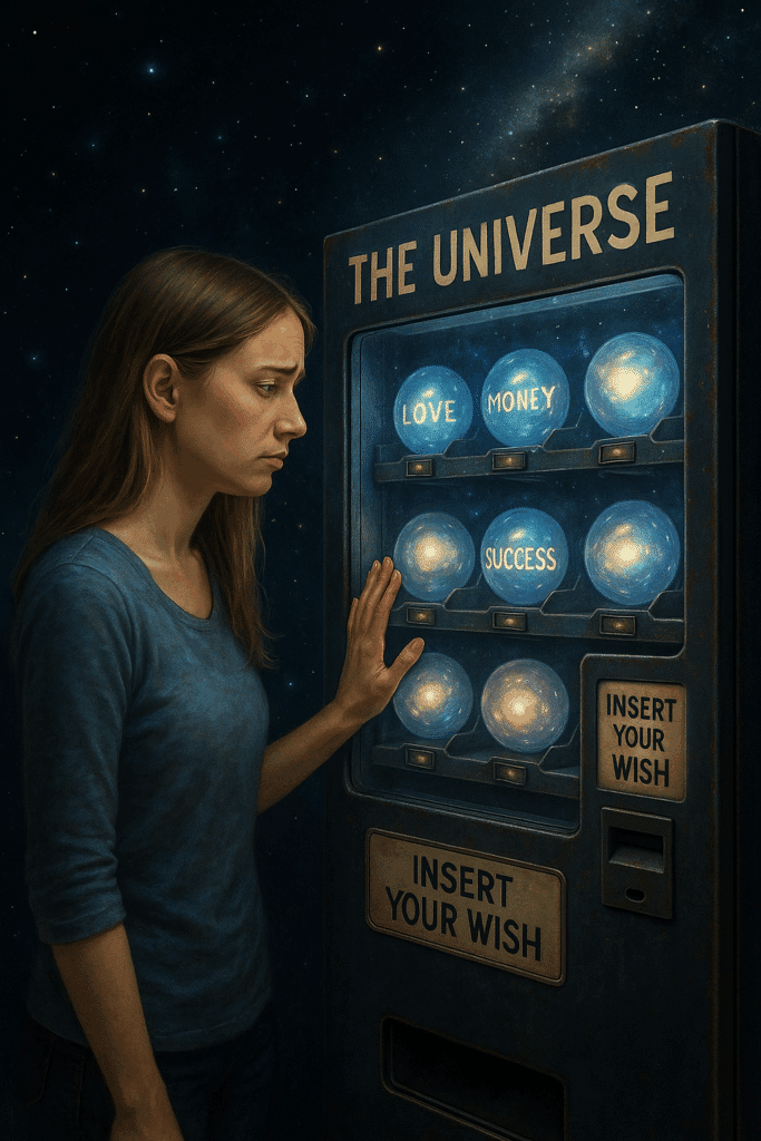 The Universe - The cosmic vending machine of manifesting.