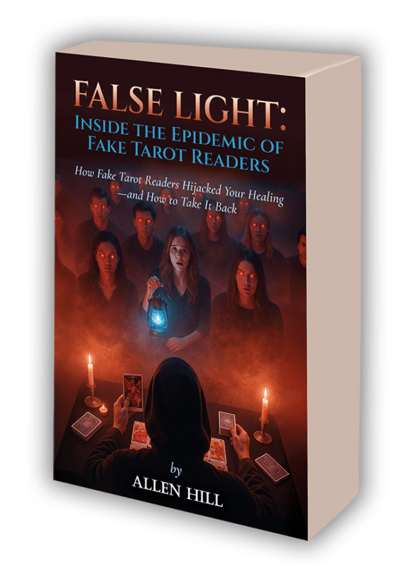 False Light:  Inside the Epidemic of Fake Tarot Readers - the book.
