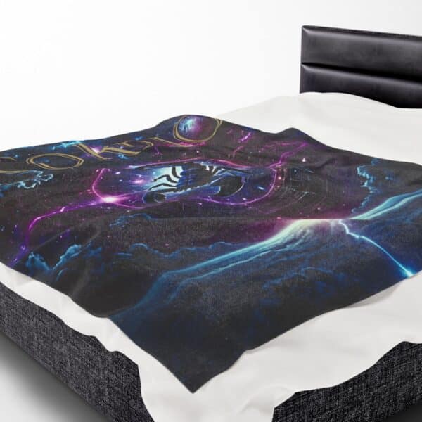 Scorpio Celestial Power Blanket – Velveteen Plush Throw for Sacred Comfort & Transformation - Image 15