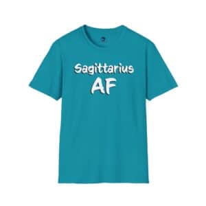 Sagittarius AF T-Shirt - Zodiac Collection - Unisex Softstyle Cotton Tee