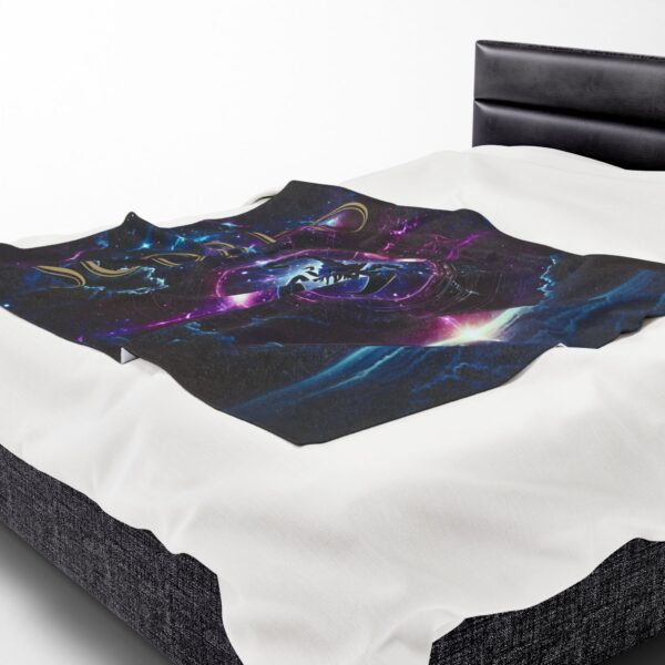 Scorpio Celestial Power Blanket – Velveteen Plush Throw for Sacred Comfort & Transformation - Image 7