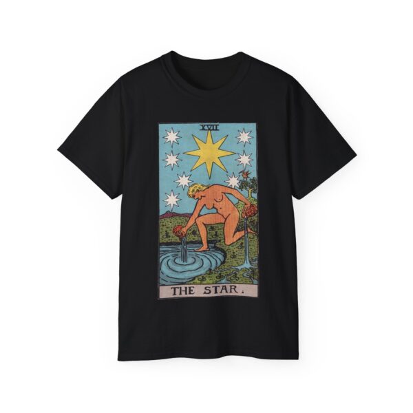 The Star - Major Arcana Collection - Unisex Ultra Cotton Tee by Unknown Truth Tarot - Image 9