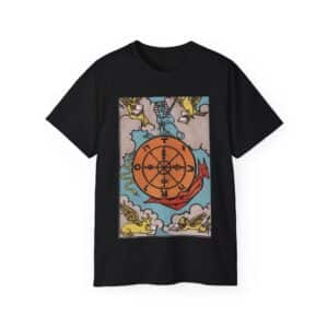 The Wheel of Fortune - Major Arcana Collection - Unisex Ultra Cotton Tee by Unknown Truth Tarot