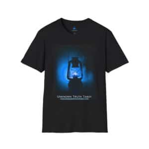 Unknown Truth Tarot Big Lantern Logo T-shirt - Unisex Softstyle Cotton Tee