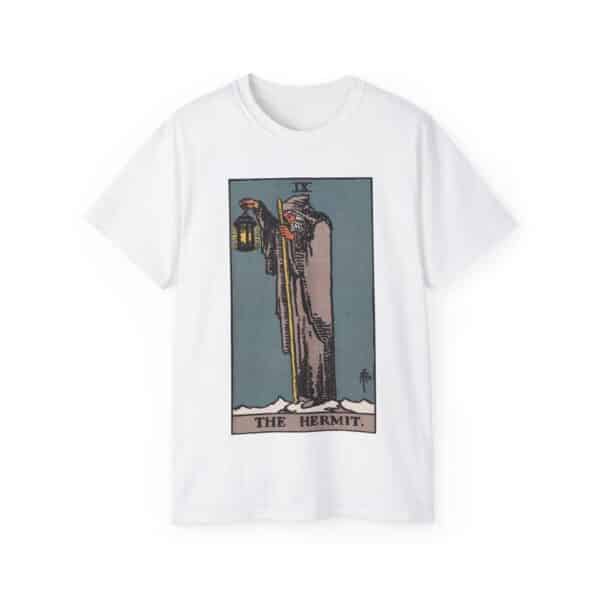 The Hermit - Major Arcana Collection - Unisex Ultra Cotton Tee by Unknown Truth Tarot - Image 5