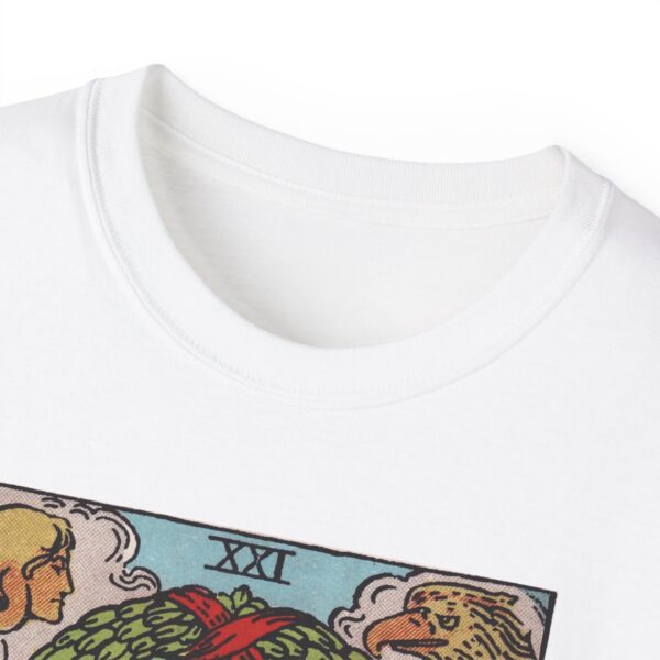 The World - Major Arcana Collection - Unisex Ultra Cotton Tee by Unknown Truth Tarot - Image 7