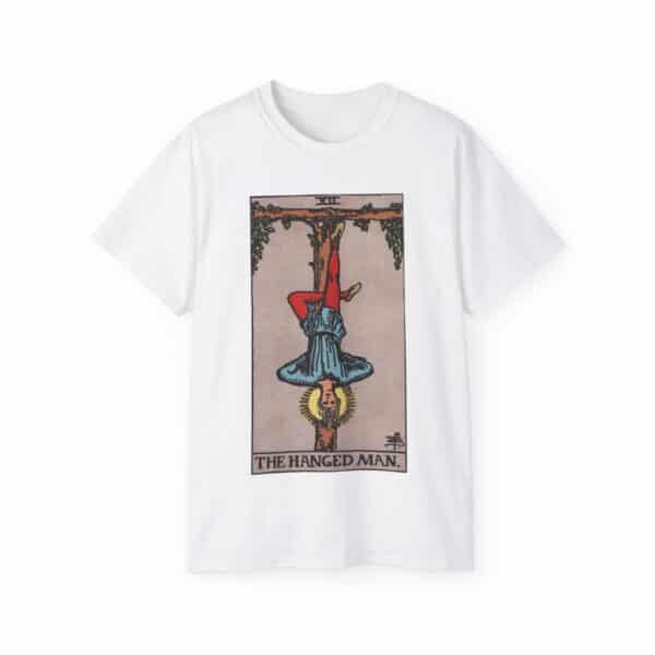 The Hanged Man - Major Arcana Collection - Unisex Ultra Cotton Tee by Unknown Truth Tarot - Image 5
