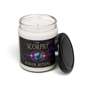 The Scorpio Power Ritual Candle – A Flame for Focus, Alignment & Transformation