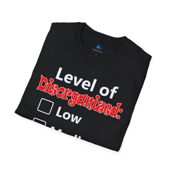 Pisces Level of Disorganized Shirt - Zodiac Collection - Unisex Softstyle Pisces Zodiac Sign Astrology T-Shirt - Image 4