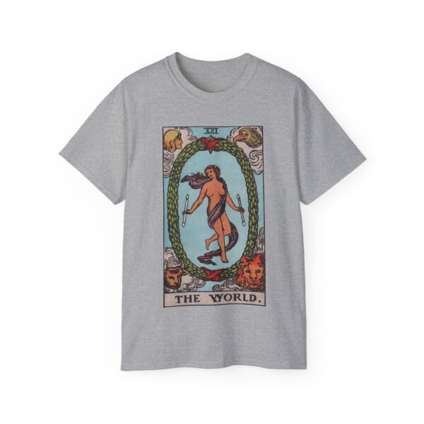 The World - Major Arcana Collection - Unisex Ultra Cotton Tee by Unknown Truth Tarot - Image 9