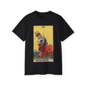 Strength - Major Arcana Collection - Unisex Ultra Cotton Tee by Unknown Truth Tarot
