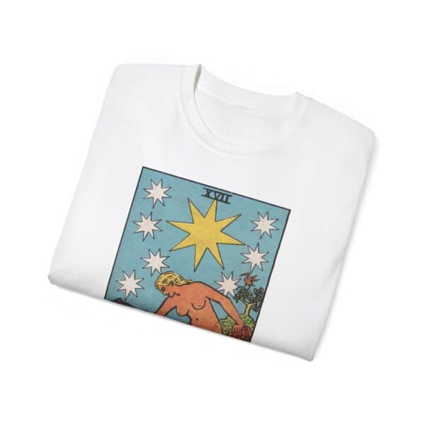 The Star - Major Arcana Collection - Unisex Ultra Cotton Tee by Unknown Truth Tarot - Image 8