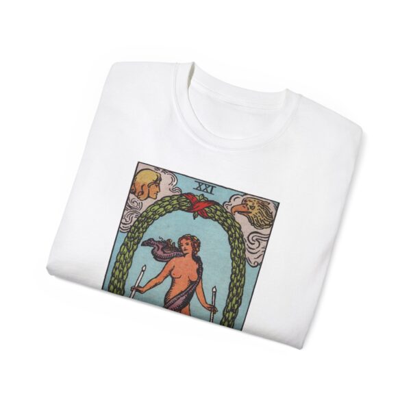 The World - Major Arcana Collection - Unisex Ultra Cotton Tee by Unknown Truth Tarot - Image 8
