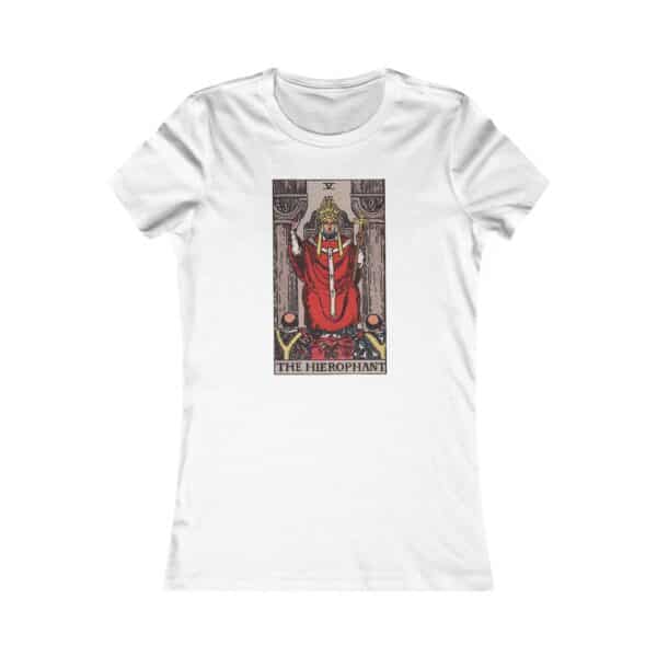 The Hierophant - Major Arcana Collection - Women's Favorite Tee by Unknown Truth Tarot - Image 3