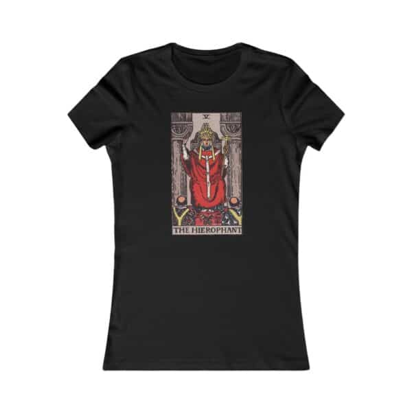 The Hierophant - Major Arcana Collection - Women's Favorite Tee by Unknown Truth Tarot