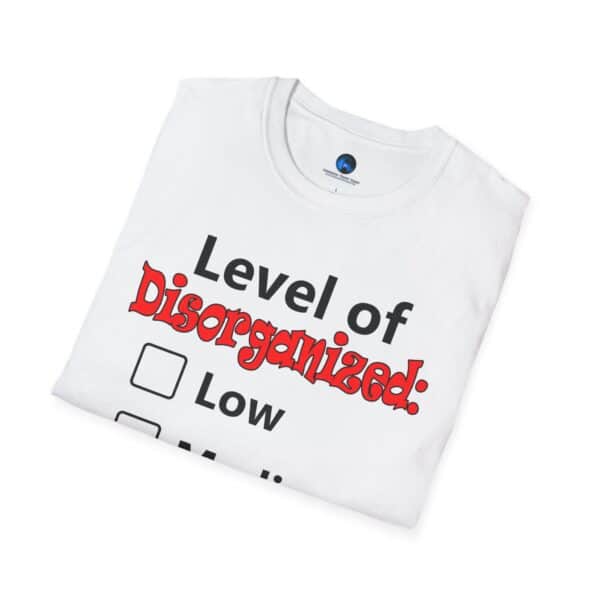 Pisces Level of Disorganized Shirt - Zodiac Collection - Unisex Softstyle Pisces Zodiac Sign Astrology T-Shirt - Image 8
