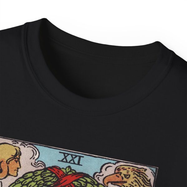 The World - Major Arcana Collection - Unisex Ultra Cotton Tee by Unknown Truth Tarot - Image 3