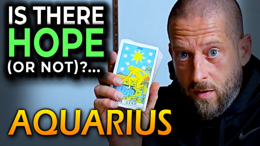 Aquarius November 2025 tarot love reading by Allen Hill of Unknown Truth Tarot.