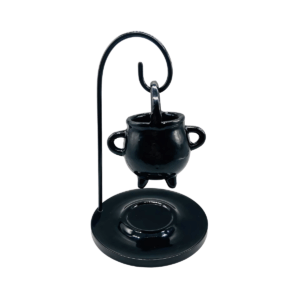 4 1/2" x 7" Hanging Metal cauldron or oil diffuser