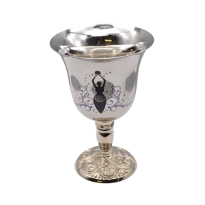4 3/4" Goddess of Earth chalice stainless steel