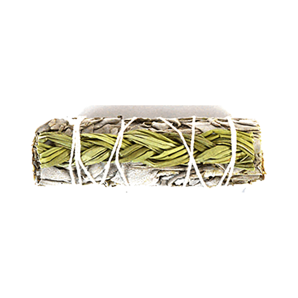 4" White Sage & Sweetgrass smudge stick 4" White Sage & Sweetgrass smudge stick