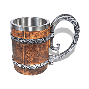 5" Big Brown Barrel mug